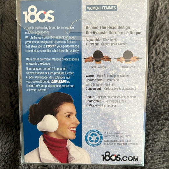 Brand new I8os faux swede ear muffs still in box (retail $35) - Picture 2 of 3
